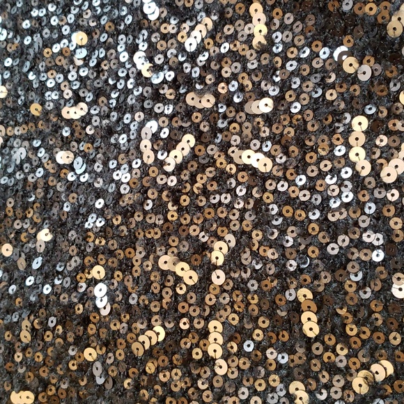 Banana Republic Black Sequin Strapless Sheath dress - Picture 2 of 10